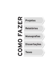 book Como fazer : projetos, relatórios, monografias, dissertações e teses