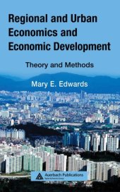 book Regional and Urban Economics and Economic Development : Theory and Methods