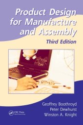 book Product Design for Manufacture and Assembly, Third Edition