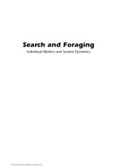 book Search and foraging : individual motion and swarm dynamics