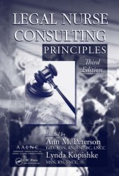 book Legal Nurse Consulting Principles, Third Edition