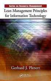 book Lean management principles for information technology