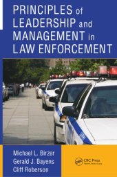 book Principles of Leadership and Management in Law Enforcement