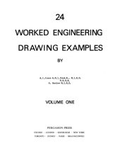 book 24 worked engineering drawing examples : volume one