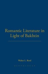 book Romantic Literature in Light of Bakhtin