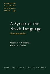 book A Syntax of the Nivkh Language: The Amur dialect