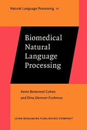 book Biomedical Natural Language Processing