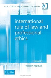 book International Rule of Law and Professional Ethics