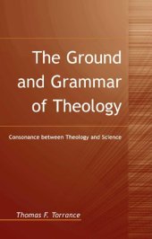 book The Ground and Grammar of Theology