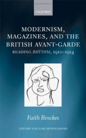 book Modernism, Magazines, and the British avant-garde: Reading Rhythm, 1910-1914