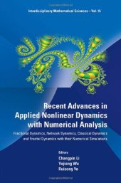 book Recent Advances in Applied Nonlinear Dynamics with Numerical Analysis - Fractional Dynamics, Network Dynamics, Classical Dynamics and Fractal Dynamics ...