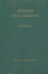 book Ancient West-Arabian