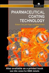 book Pharmaceutical Coating Technology