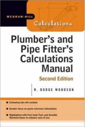 book Plumber's and Pipe Fitter's Calculations Manual