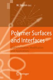 book Polymer Surfaces and Interfaces: Characterization, Modification and Applications