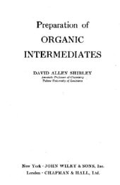 book Preparation of organic intermediates