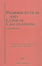 book Pharmaceutical and Clinical Calculations