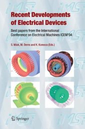 book Recent Developments of Electrical Drives