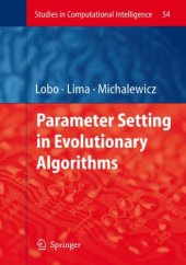 book Parameter Setting in Evolutionary Algorithms