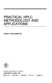 book Practical HPLC Methodology and Applications