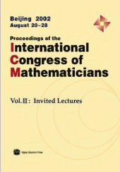 book Proceedings of the international congress of mathematicians. Beijing 2002