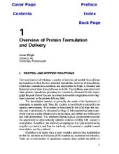 book Protein Formulation and Delivery