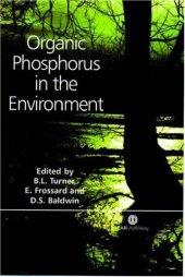 book Organic Phosphorus in the Environment