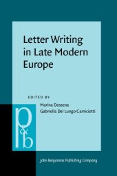 book Letter Writing in Late Modern Europe