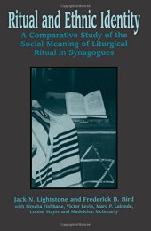 book Ritual and Ethnic Identity: A Comparative Study of the Social Meaning of Liturgical Ritual in Synagogues