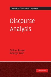 book Discourse Analysis