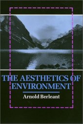 book The Aesthetics of Environment