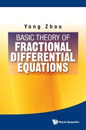 book Basic Theory of Fractional Differential Equations