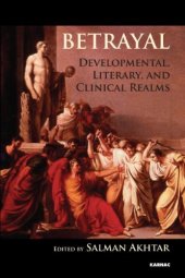 book Betrayal: Developmental, Literary and Clinical Realms