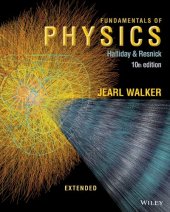 book Fundamentals of Physics Extended 10th Edition Instructor's Solutions Manual