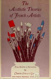 book The Aesthetic Theories of French Artists, from Realism to Surrealism