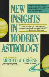 book New Insights in Modern Astrology