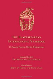 book The Shakespearean International Yearbook: Special Section, Digital Shakespeares