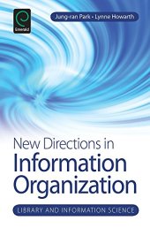 book New Directions in Information Organization