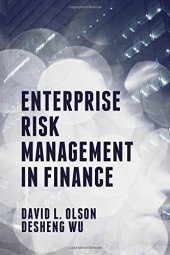 book Enterprise Risk Management in Finance