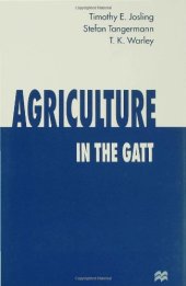 book Agriculture in the GATT