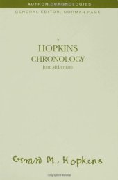 book A Hopkins Chronology