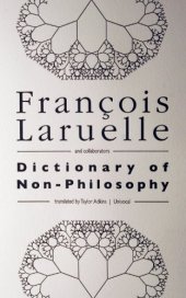 book Dictionary of Non-Philosophy