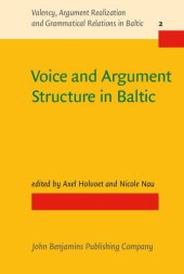 book Voice and Argument Structure in Baltic