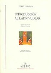 book Introducción al latín vulgar