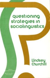 book Questioning Strategies in Sociolinguistics