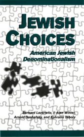 book Jewish Choices: American Jewish Denominationalism