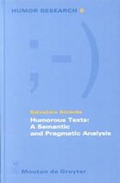 book Humorous texts : a semantic and pragmatic analysis