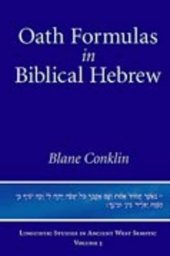 book Oath Formulas in Biblical Hebrew