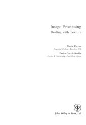 book Image Processing  Dealing With Texture