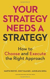 book Your Strategy Needs a Strategy: How to Choose and Execute the Right Approach